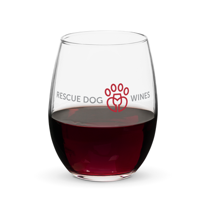 Rescue Dog Wines Stemless wine glass